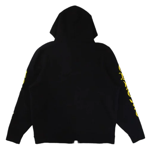 Chrome Hearts Yellow Embroidery Logo Cashmere Hoodie view 2