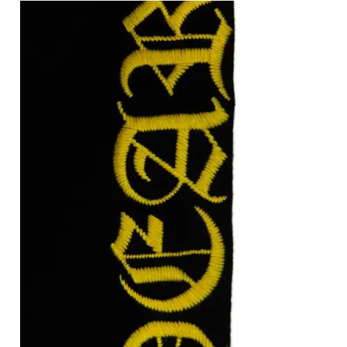 Chrome Hearts Yellow Embroidery Logo Cashmere Hoodie view 4