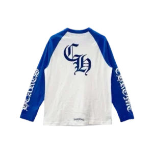 CH Horseshoe Logo Blue White Long Sleeve T-Shirt
