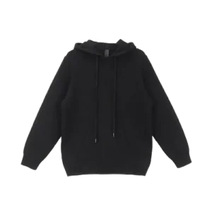 Leather Patch Black Chrome Hearts Hoodie