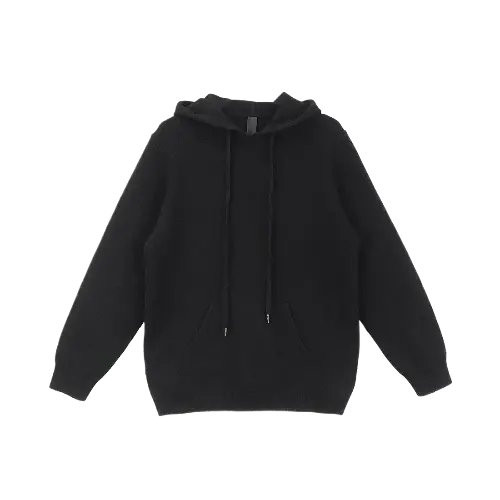 Leather Patch Black Chrome Hearts Hoodie
