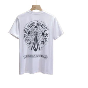 Casual Chrome Hearts White Pocket T-Shirt