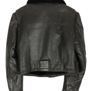 Black Cher's Custom Shearling Bomber Jacket | Chrome Hearts view 2