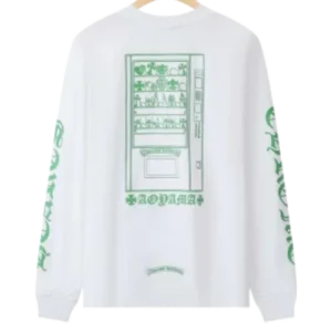 Chrome Hearts Aoyama Green Logo Long Sleeve T-Shirt