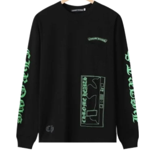Chrome Hearts Aoyama Black Long Sleeve T-Shirt