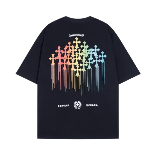 Chrome Hearts Multicolor Reben Style Cross Tee