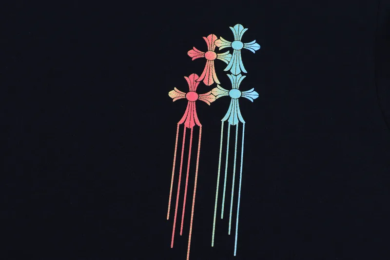 Chrome Hearts Multicolor Reben Style Cross Tee view 4
