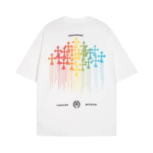 Chrome Hearts Multicolor Reben Style Cross Tee