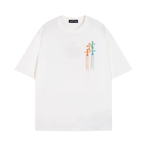Chrome Hearts Multicolor Reben Style Cross Tee view 2