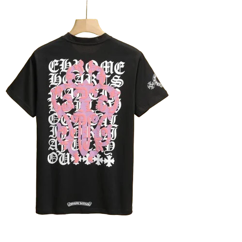 Chrome Hearts Dagger Logo Black Drop Sleeve Tee
