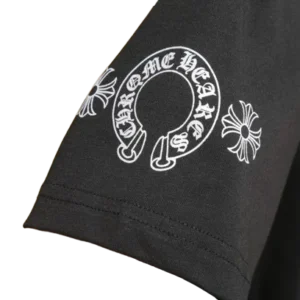 Chrome Hearts Dagger Logo Black Drop Sleeve Tee view 4