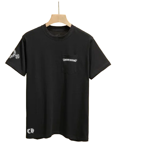 Chrome Hearts Dagger Logo Black Drop Sleeve Tee view 2