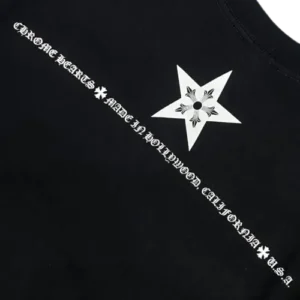 Chrome Hearts Pentagram 5 Star Black Tee view 3