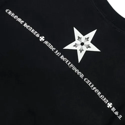Chrome Hearts Pentagram 5 Star Black Tee view 3