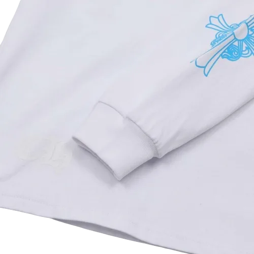 Chrome Hearts Blue Cross Floral Sleeve Long Sleeve T-Shirt view 4