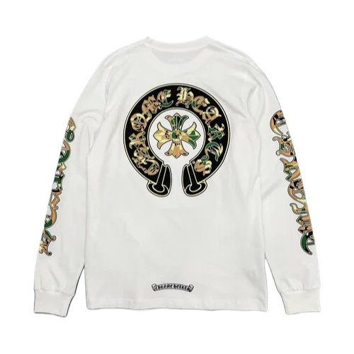 Eye-Catching Chrome Hearts Camo Crosses Long Sleeve Shirt