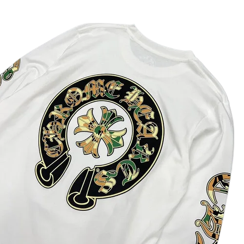 Eye-Catching Chrome Hearts Camo Crosses Long Sleeve Shirt view 4