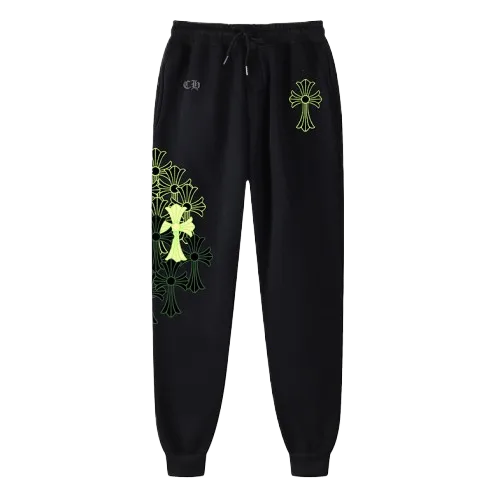 Chrome Hearts Cemetery Limited Edition Green Sweatpants/Joggers