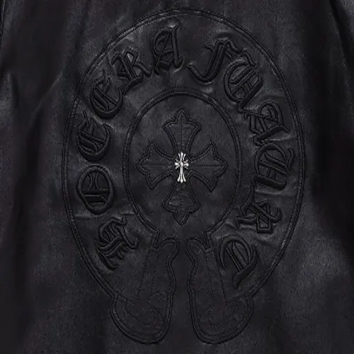 Cross leather Jacket 925 Silver | Chrome Hearts view 6