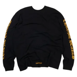 Chrome Hearts Dagger Logo Gold LS Tee Black view 2