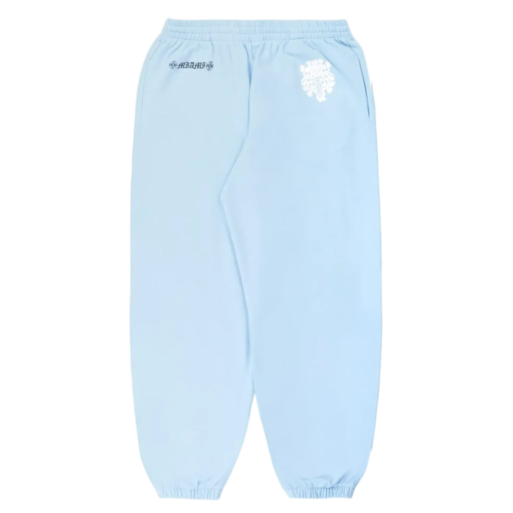 MIAMI Exclusive Chrome Hearts Dagger Sweatpants Blue