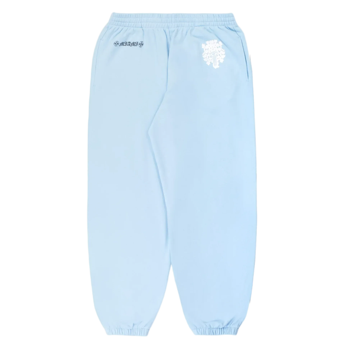 MIAMI Exclusive Chrome Hearts Dagger Sweatpants Blue