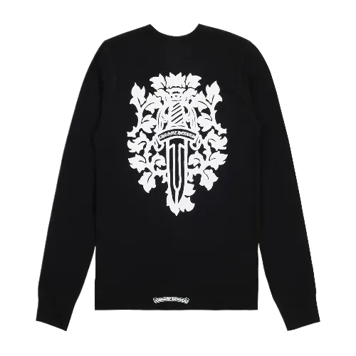 Chrome Hearts Dagger Thermal LS Black T Shirt