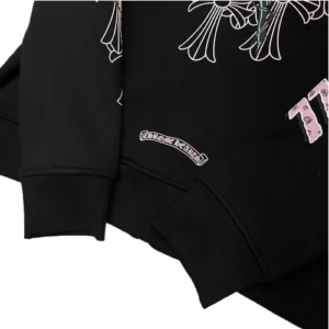 Chrome Hearts Deadly Doll Cemetery Crosses Hoodie view 4