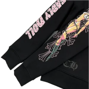 Chrome Hearts Deadly Doll Cemetery Crosses Hoodie view 5