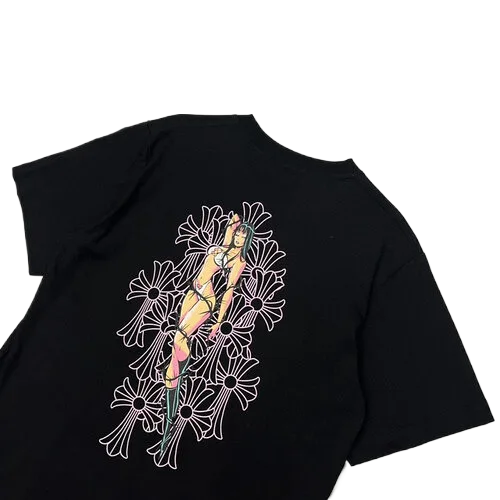 Chrome Hearts Deadly Doll Cemetery Crosses Tee view 4