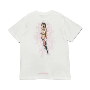Chrome Hearts Deadly Doll Cemetery Cross T-Shirt