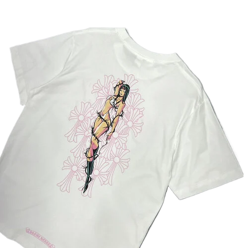 Chrome Hearts Deadly Doll Cemetery Cross T-Shirt view 3