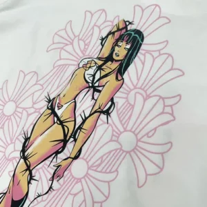 Chrome Hearts Deadly Doll Cemetery Cross T-Shirt view 4