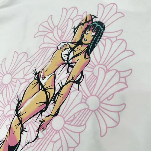 Chrome Hearts Deadly Doll Cemetery Cross T-Shirt view 4