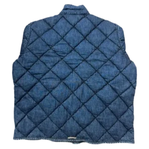 Chrome Hearts Denim Puffer Lined Jacket view 2