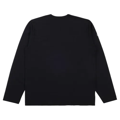 Chrome Hearts Embroidered Pocket Long Sleeve Black Tee view 2