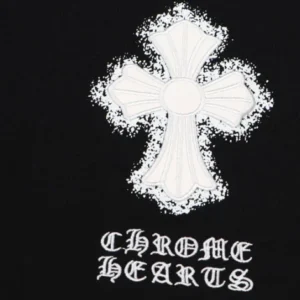 Chrome Hearts Embroidery Leather Cross Patch T-Shirt view 4