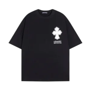Chrome Hearts Embroidery Leather Cross Patch T-Shirt view 2