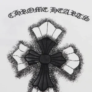 Chrome Hearts Embroidery Leather Cross Patch T-Shirt view 4