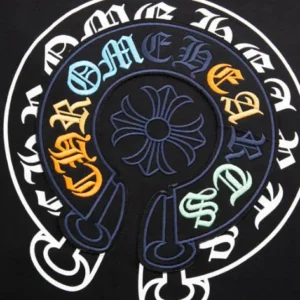 Chrome Hearts 3 to 4 Color Embroidery Logo Black T-Shirt view 3