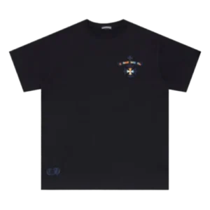 Chrome Hearts 3 to 4 Color Embroidery Logo Black T-Shirt view 2