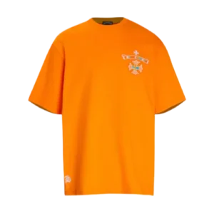 Chrome Hearts  3 to 4 Embroidery Color Logo Orange T-Shirt view 2