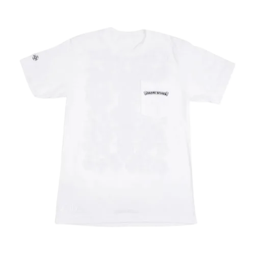 Chrome Hearts Dagger Logo White Drop Sleeve Tee view 2