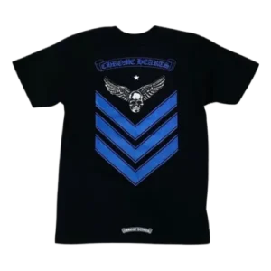 Chrome Hearts Foti Blue Scroll T Shirt Black