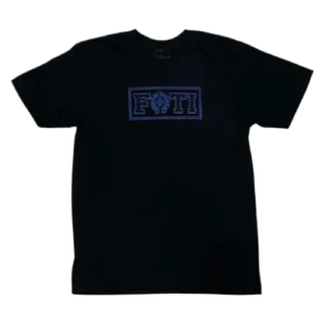 Chrome Hearts Foti Blue Scroll T Shirt Black view 2