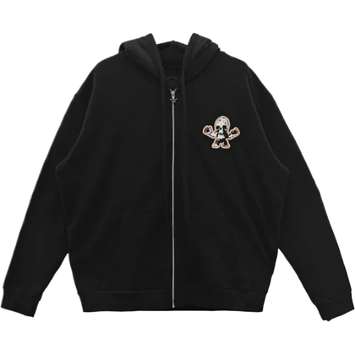 Chrome Hearts Colorful FOTI Skull Hooded Zip-Up Hoodie view 2