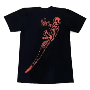 Chrome Hearts Foti Horseshoe Skeleton Logo Tee Black