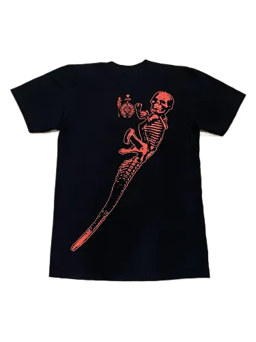 Chrome Hearts Foti Horseshoe Skeleton Logo Tee Black
