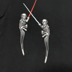 Chrome Hearts Foti Horseshoe Skeleton Logo Tee Black view 3