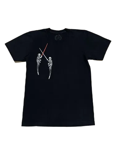 Chrome Hearts Foti Horseshoe Skeleton Logo Tee Black view 2